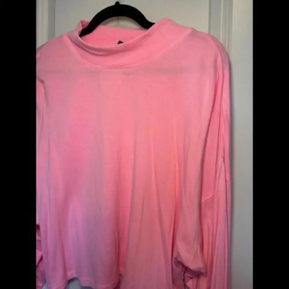 Wild Fable - Cropped Dolman Sleeve‎ Mock Neck Neon Shirt